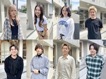 ご希望のメニューに合わせてスタイリストをお気軽にご指名下さい。各メニューに特化したスタッフをご紹介☆