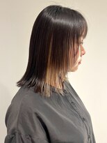 ソト 銀座(soto.)&nbsp;フェイスフレーミング/アッシュカラー／黒髪スタイル［銀座］