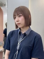 ロンドリゼル 札幌(Lond RiseL)&nbsp;◯ オリーブグレー/韓国/レイヤーカット/髪質改善/縮毛矯正/札幌