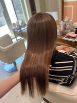 スペックホルダーミミ(Spec Holder mimi) ミルクティーベージュ×ストレート11.22小顔