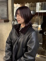 エヴリンアンドペイジ(Evelyn&paige)&nbsp;ダークラベンダー/ボブ【神戸/元町】