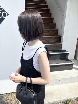 ハコネコ(haconeco) ボブ×透明感カラー