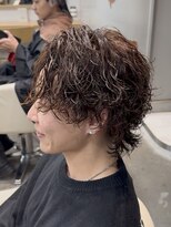 アイトーキョーリタ 渋谷(AI TOKYO Rita) ブラウンサーフカールジェントルショートツイストシャドウパーマ