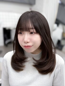 アマトウキョウスマートサロン(AMA TOKYO×Smart Salon) 【SAYAKAスタイル】顔まわり/レイヤーカット/韓国ヘア/小顔