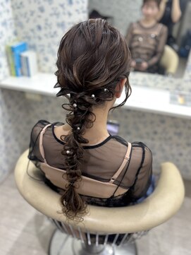 サクララ(Sakura la) 編みおろし/参列ヘア/結婚式ヘア/お呼ばれ/ヘアセット／鎌倉
