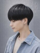 ビューティースペースラルジュヘアー(Beauty Space Large hair)&nbsp;メンズマッシュショート黒髪ストレートナチュラル