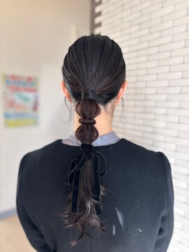 ボナ ヘアー(bona.hair) 編みおろしヘア