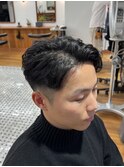 MEN’S/サーフカール/刈り上げセンターパート/表参道駅/青山 