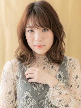 カバーヘア ブリス 川口(COVER HAIR bliss) 大人美人ドライパーマ小顔ミディアムウルフカットX川口30代40代