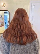 ガーデンエン 表参道(GARDEN eN)&nbsp;ブリーチなしダブルカラーオレンジベージュ