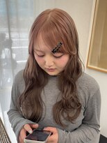 シベルバレー 横浜(sibell)&nbsp;ロングレイヤーカット顔周りレイヤーウルフハッシュカット韓国