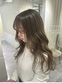 トッカ 天神店(tocca)&nbsp;ブリーチなしでつくる透け感たっぷりオリーブベージュ♪大人気！