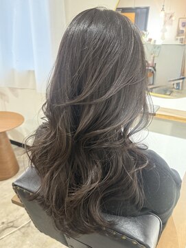 エトワ 中央店(etoi) 大分韓国かき上げレイヤーカット大人レイヤー顔まわりレイヤー