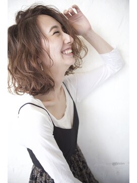 グランアージュ 錦糸町(grandage) 波ウェーブ風♪ボブ【錦糸町美容室グランアージュ錦糸町】