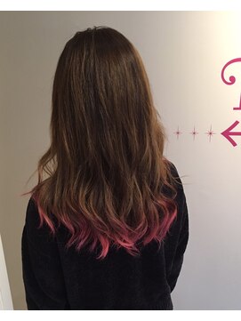 ヘア サロン レリュー(Hair salon LeRyu) ☆裾カラー☆ピンク☆