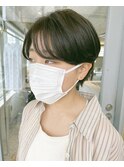 ハンサムショート/ミントベージュ