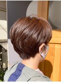 ラフマッシュショート_くびれヘアビタミンカラー