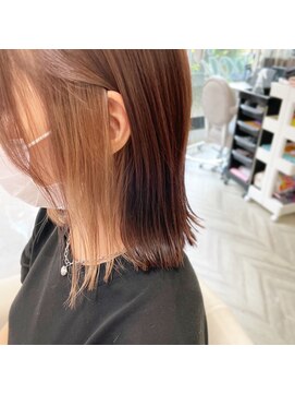 メルシー(Merci) 《Merci》ブラウン＋ベージュインナーカラー