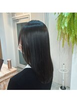 アクセヘアー 町田(acce hair) 黒髪でウネリやすい髪の縮毛矯正