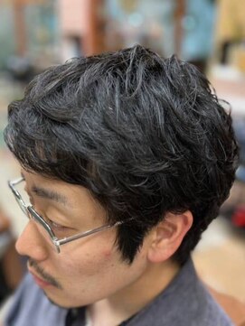 アポロカットステージ 相模大野店 アップバング/ツーブロックマッシュ<理容室>[メンズ/相模大野]