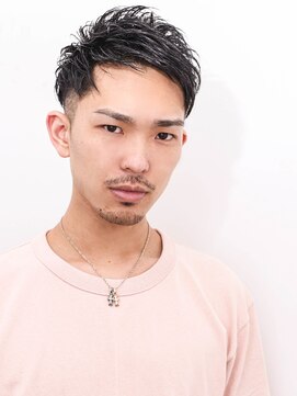ルックグッドストア(LOOK GOOD STORE) 束感ショートマッシュパーマウルフ波巻きハイライト284