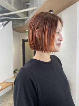 イット(it.) it.Style オレンジ タッセルボブ ボブ 切りっぱなし