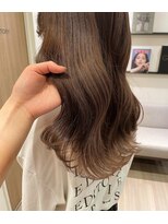 ユーフォリア 青山(Euphoria)&nbsp;【ブリーチなしWcolor】透明感うるつやベージュ＊