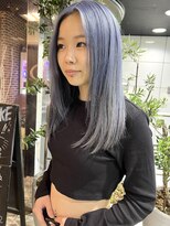 ヘアーアンドメイク ビス(HAIR&MAKE bis)&nbsp;ケアブリーチ/ブルーシルバー/立川美容室【黒田あさみ】