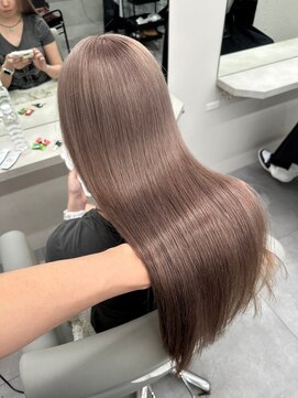 ベレーザ 渋谷(BELEZA) 8868ブリーチなしダブルカラーミルクティーアッシュワンホンヘア