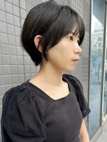 トレヘアー(tRe hair)&nbsp;くびれショート　ブルーブラック