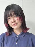 エンズカラー 裾カラー レイヤーボブ