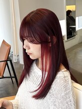 YUCCAで【なりたい×可愛い】を叶えるー。顔まわりを明るく見せてくれるインナーカラーはずっと人気！