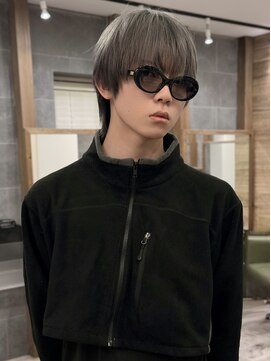 ジゼル(gisele) レイヤーマッシュダークグレーウルフ