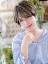 カバーヘア ブリス 戸田公園西口店(COVER HAIR bliss)&nbsp;外国人風アシンメトリー丸みショートh4戸田公園20代30代40代