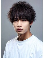 サンティエ 中央駅店(scintiller)&nbsp;メンズマッシュウルフカット波巻きツイストスパイラルパーマ