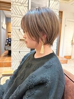 ケークリエイティブコード(K creative COrDE) ハイライト×シアーベージュショート