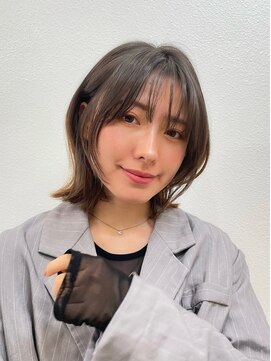 ディフィーノ 赤坂(DIFINO) 赤坂/レイヤーボブ/透明感カラー/ブラウンベージュ/髪質改善