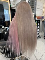 ラピス 渋谷本店(Lapis) インナーカラー/シールエクステ/髪質改善/ホワイトピンク