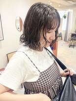 プフ 伏見(puf)&nbsp;[puf 伏見/丸の内/栄/名古屋]オリーブベージュ×パーマ★浅田