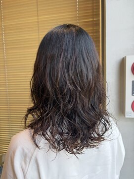 オーガニック リブ 川越(organic+live) 冬の抜け感◎ニュアンスパーマミディアムケアで大人可愛い潤艶髪