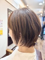 ヘアー グリーン(hair green)&nbsp;ニュアンスショートくせ毛風【髪質改善/百合ヶ丘】