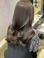 ロンド フィーユ(Lond fille)&nbsp;オリーブグレー/レイヤーカット/黒髪/マロンベージュ/銀座