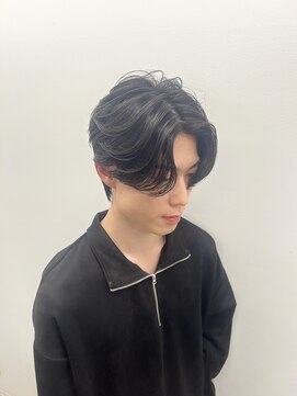 エイド 本店(aid) 毛流れパーマセンターパート