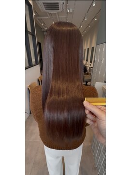 アヴェリー(avely) 髪質改善/酸熱トリートメント/ピンクブラウンカラー