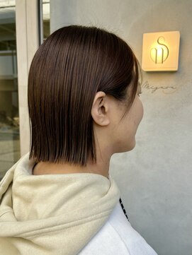 ミニョンエス 阪神西宮店(Mignon S) ぱつっとボブ