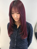 ラミエバイメルト 下北沢(lamie by melt) 花田レイヤーカットロング20代30代ハッシュカット下北沢韓国前髪
