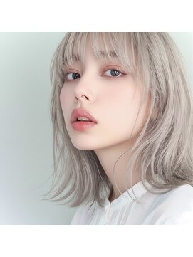 ノアパルフェ 銀座(noah parfait) spイルミナカラー×透明感ブリーチなしハイライトグレージュ