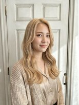 ロニカ 銀座(LOuNICA)&nbsp;大人ガーリー/ダブルカラー/ブリーチ/ゆるウェーブ #銀座#東銀座