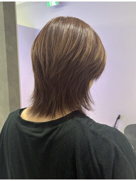 ヴィヒタ 川越 本川越(VIHTA.) ブリーチなしブラウンベージュウルフカット川越本川越