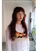ローブ(robe)&nbsp;オレンジブラウンパーマスタイル